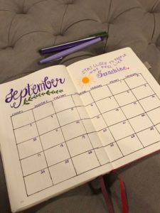 Monthly spread